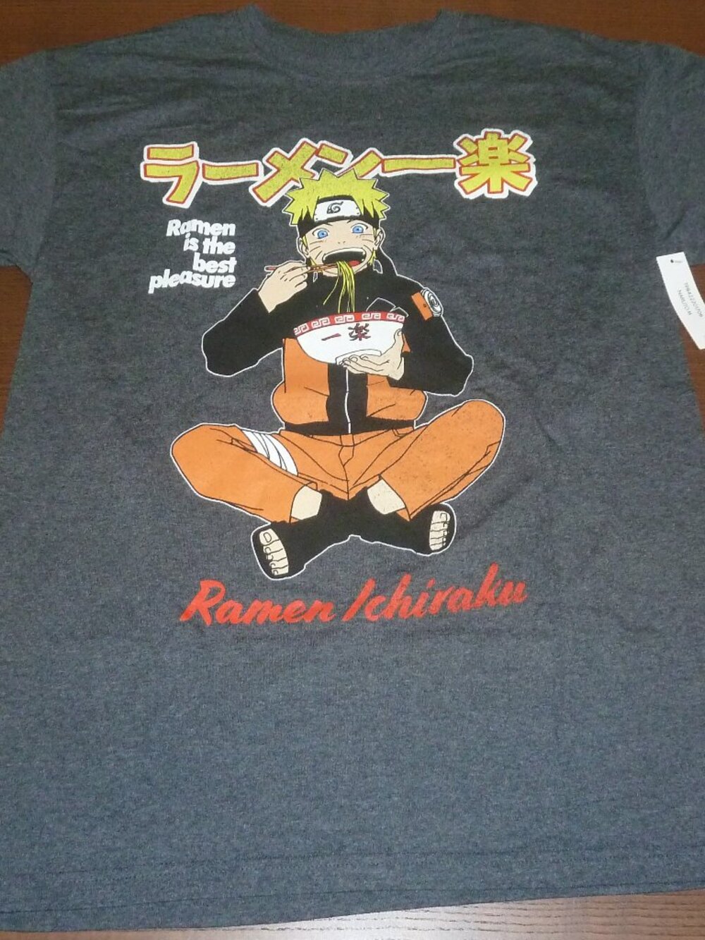 New Naruto Men's Ramen Is The Best Pleasure T-shirt Size M